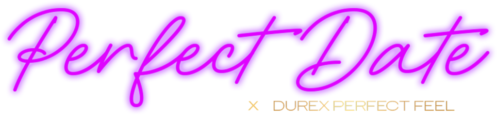 Logo Durex Perfect Date x Durex Perfect Feel